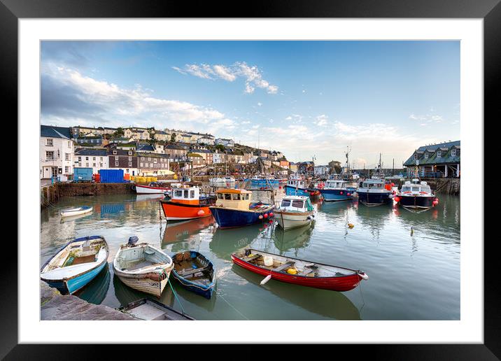 Mevagissey Framed Mounted Print by Helen Hotson