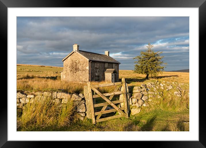 Cottage on the Moor Framed Mounted Print by Helen Hotson