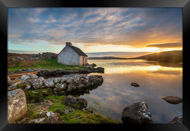 Connemara national park in County Galway in Ireland Framed Print by Helen Hotson