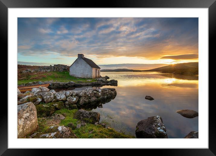 Connemara national park in County Galway in Ireland Framed Mounted Print by Helen Hotson