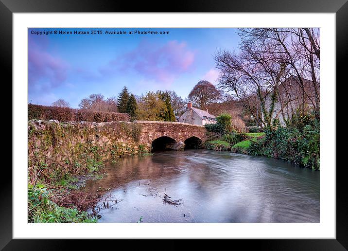 The Lerryn River Framed Mounted Print by Helen Hotson