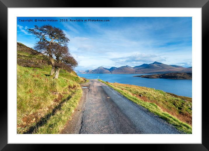 Loch Na Keal on the Isle of Mull Framed Mounted Print by Helen Hotson