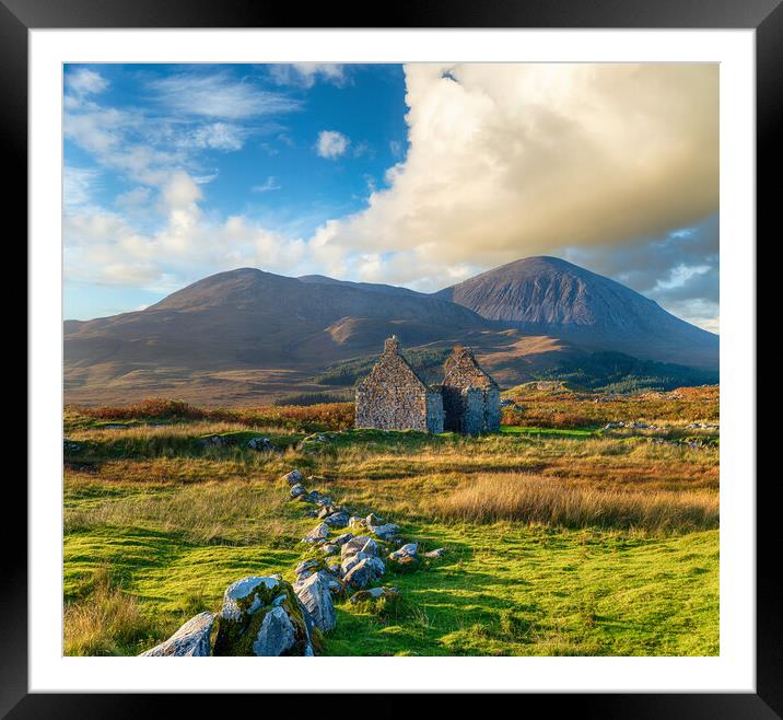 The Old Manse at Killchrist on the Isle of Skye Framed Mounted Print by Helen Hotson