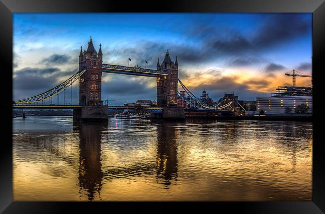 Tower Bridge London Framed Print by Olavs Silis