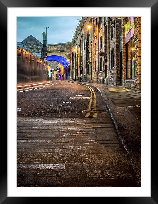 A london Street HDR Framed Mounted Print by Olavs Silis
