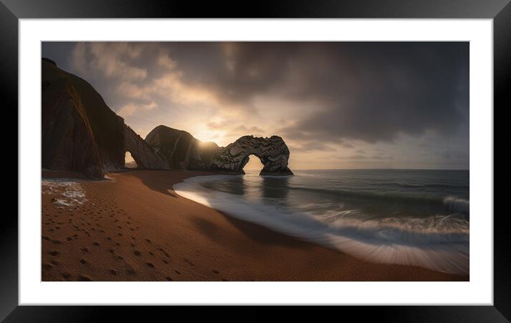 Durdle Door Framed Mounted Print by Bahadir Yeniceri