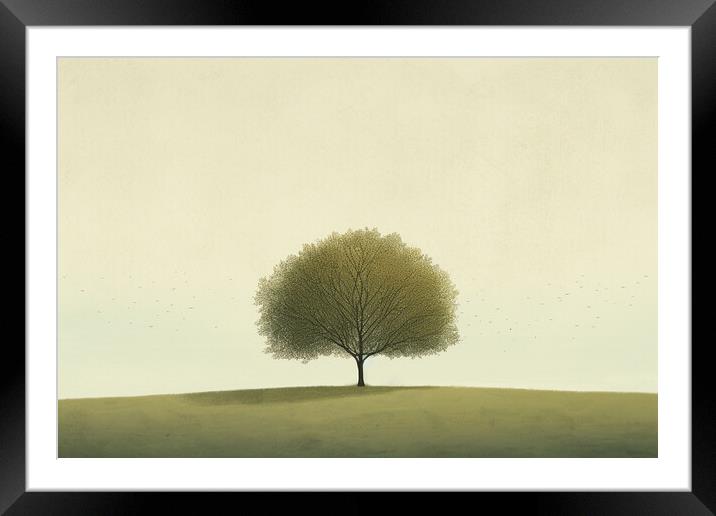 Tree Framed Mounted Print by Bahadir Yeniceri