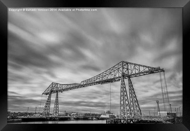 Tees Transporter Bridge Framed Print by Bahadir Yeniceri