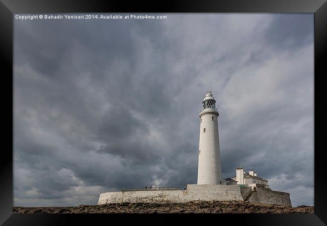 St. Marys Lighthouse Framed Print by Bahadir Yeniceri