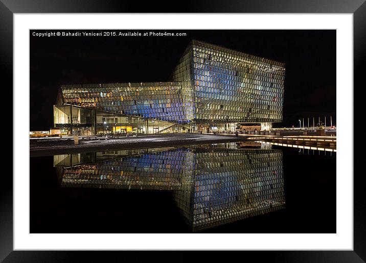  Harpa Concert Hall Framed Mounted Print by Bahadir Yeniceri