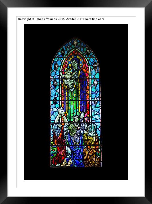  Stained Glass  Framed Mounted Print by Bahadir Yeniceri