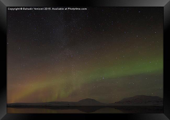 Aurora Borealis  Framed Print by Bahadir Yeniceri