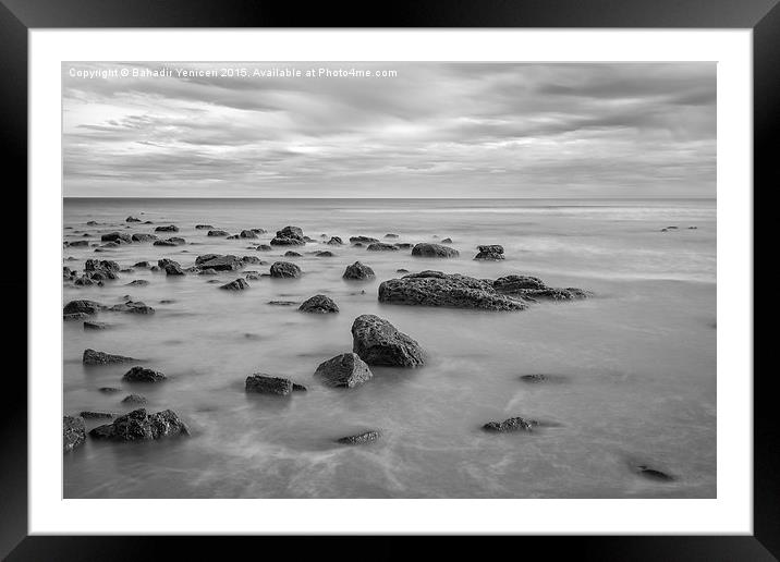  Sea Rocks Framed Mounted Print by Bahadir Yeniceri