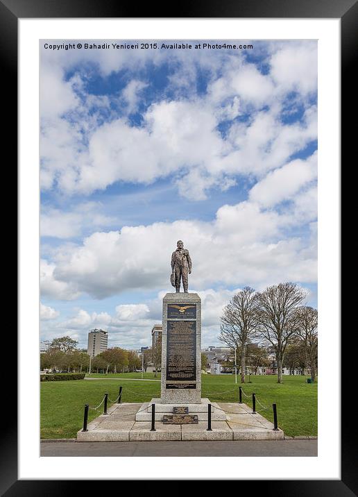  Plymouth Memorial  Framed Mounted Print by Bahadir Yeniceri