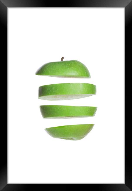 Green Apple Framed Print by Bahadir Yeniceri