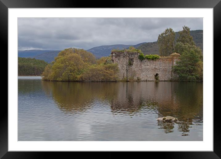 Loch an Eilean Castle Framed Mounted Print by Bahadir Yeniceri