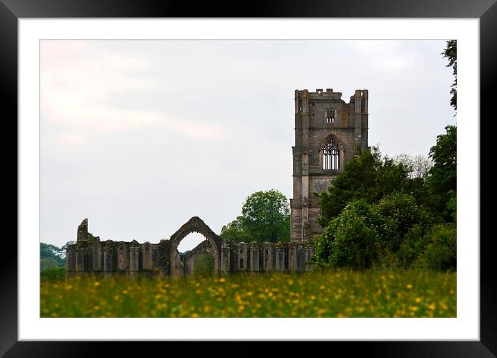 Fountains Abbey Framed Mounted Print by Kelvin Brownsword