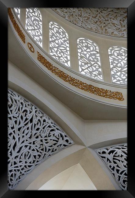 Sheikh Zayed Mosque, Abu Dhabi Framed Print by Andreas Klatt