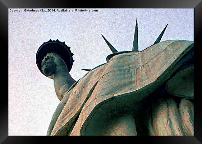 Liberty - The Other Side Framed Print by Andreas Klatt