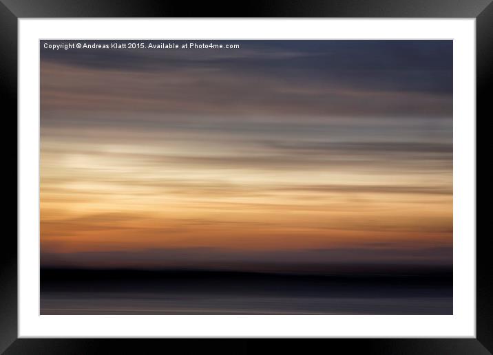 Early evening, Kandalama 2 Framed Mounted Print by Andreas Klatt