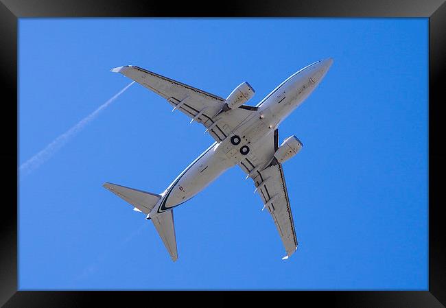 Airliner Framed Print by Colin Porteous