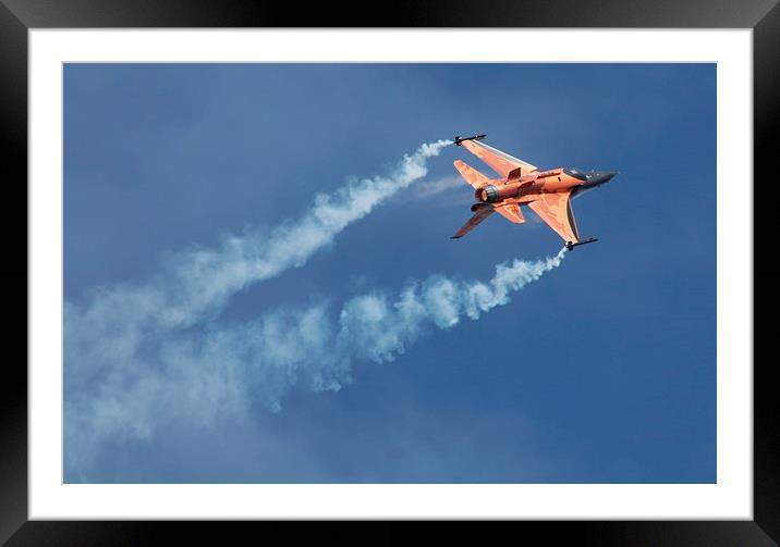 Dutch Lion Afterburner Roll Framed Mounted Print by James Innes