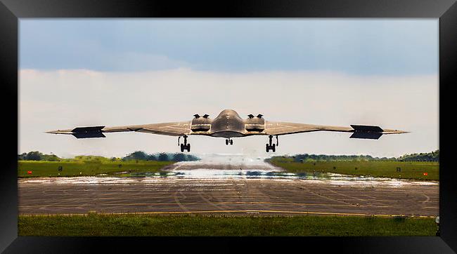  B-2 Landing Framed Print by James Innes