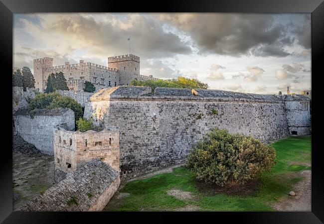 Rhodes Palace of the Grand Master Framed Print by Antony McAulay