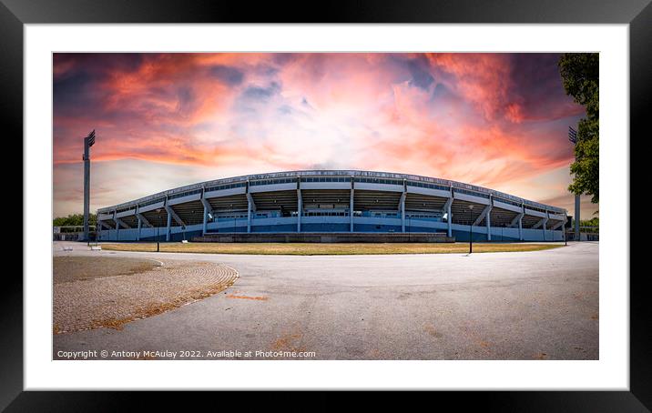 Malmo FF Old Stadium Framed Mounted Print by Antony McAulay