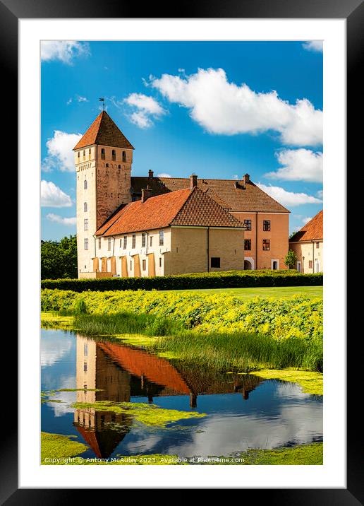 Tosterup Castle Framed Mounted Print by Antony McAulay