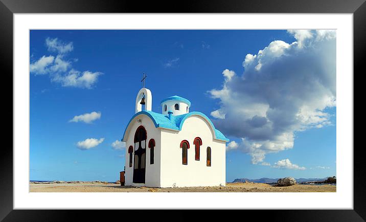 small church for one Framed Mounted Print by Antony McAulay