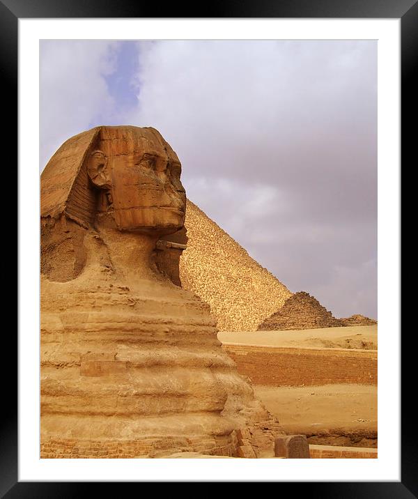 The Sphinx of Egypt 02 Framed Mounted Print by Antony McAulay