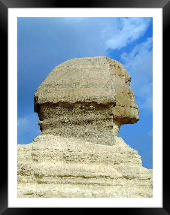 The Sphinx of Egypt 03 Framed Mounted Print by Antony McAulay