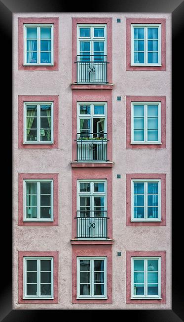 Windows of the French Style Framed Print by Antony McAulay