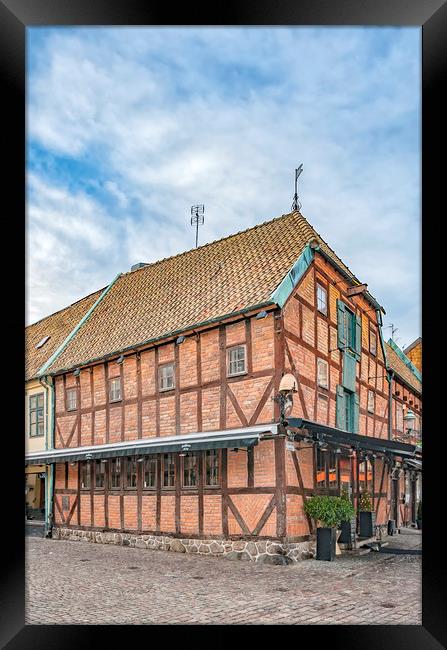Old Town House in Malmo Framed Print by Antony McAulay