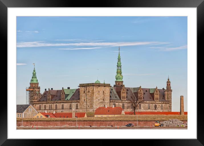 Kronborg castle in Helsingor Framed Mounted Print by Antony McAulay