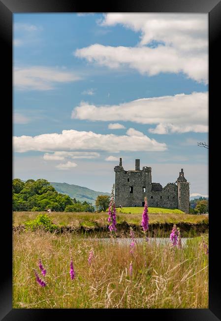 Kilchurn Castle in Scotland Framed Print by Antony McAulay