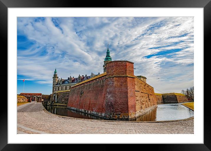 Kronborg castle of Hamlet Framed Mounted Print by Antony McAulay