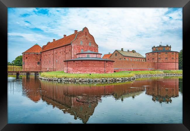 Landskrona Citadel Castle Framed Print by Antony McAulay