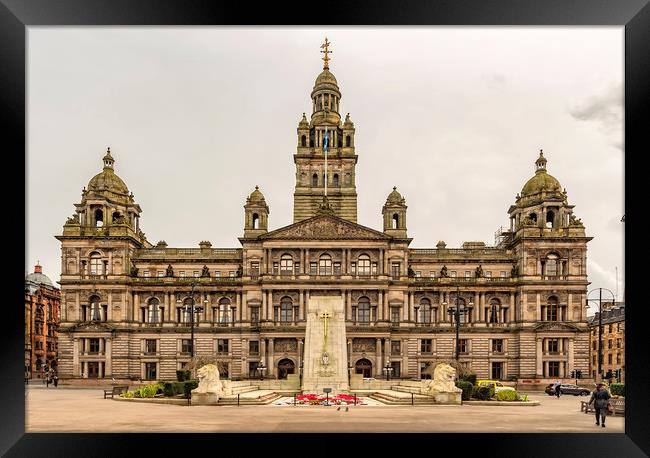 Glasgow City Chambers Framed Print by Antony McAulay