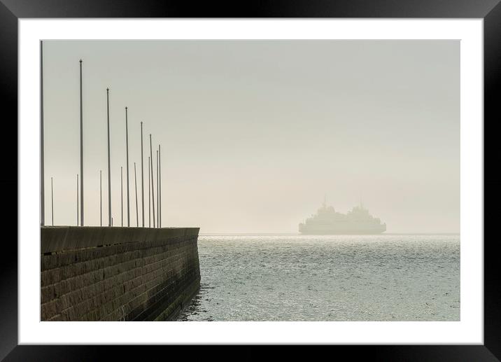 Into The Mist Framed Mounted Print by Antony McAulay
