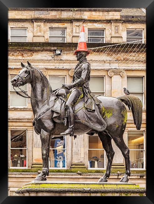 Duke of Wellington Statue Framed Print by Antony McAulay