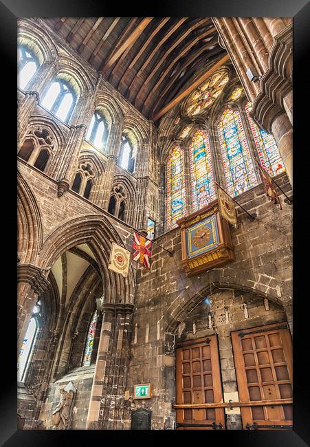 Glasgow Cathedral Interior Framed Print by Antony McAulay