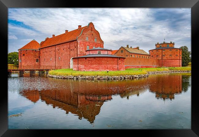 Landskrona Citadel in Sweden Framed Print by Antony McAulay