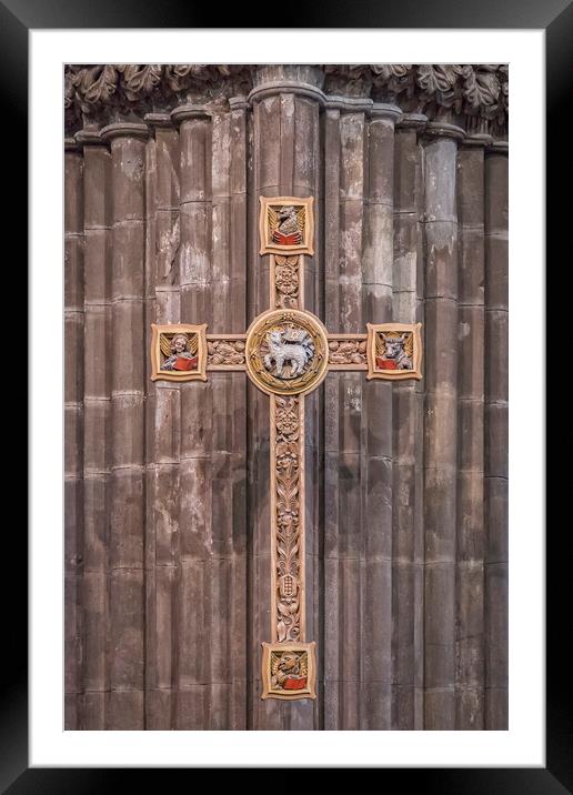 Artistic Cross Framed Mounted Print by Antony McAulay