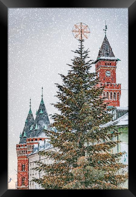 Helsingborg Christmas Time Framed Print by Antony McAulay