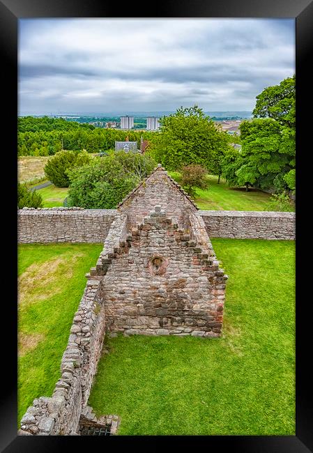 Craigmillar Castle Church Ruins Framed Print by Antony McAulay