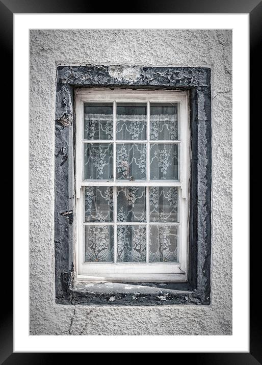 Inveraray Window Framed Mounted Print by Antony McAulay
