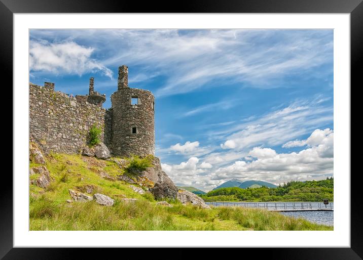 Kilchurn Castle Framed Mounted Print by Antony McAulay