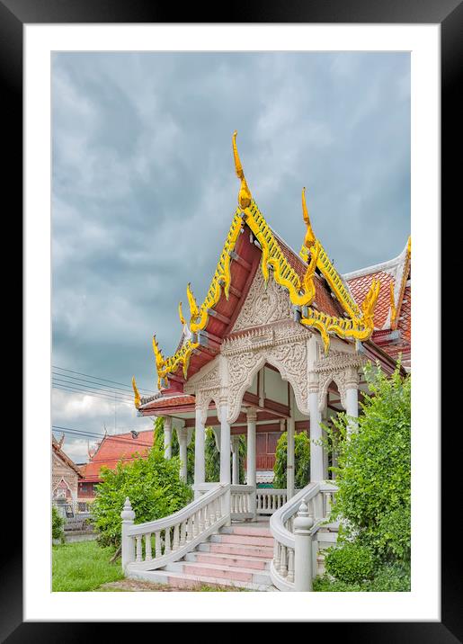 Phetchaburi Temple in Thailand Framed Mounted Print by Antony McAulay